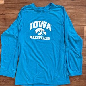 Port Authority Blue Iowa Athletics Long Sleeve Tee